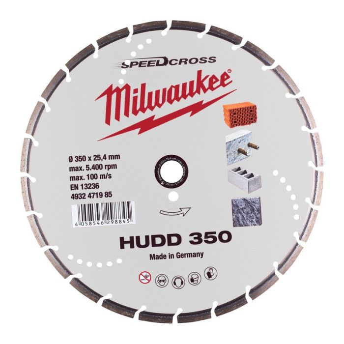 Milwaukee - Disc diamantat HUDD 350x25.4mm [4932471985]