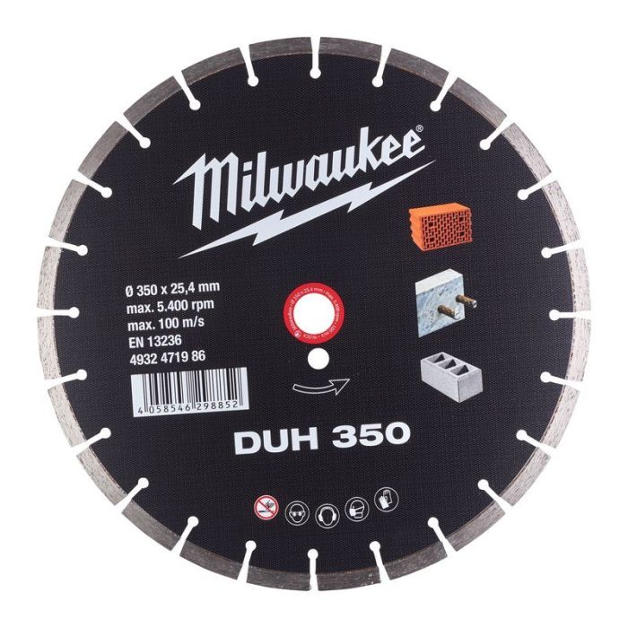 Milwaukee - Disc diamantat HUDD 350x25.4mm [4932471986]