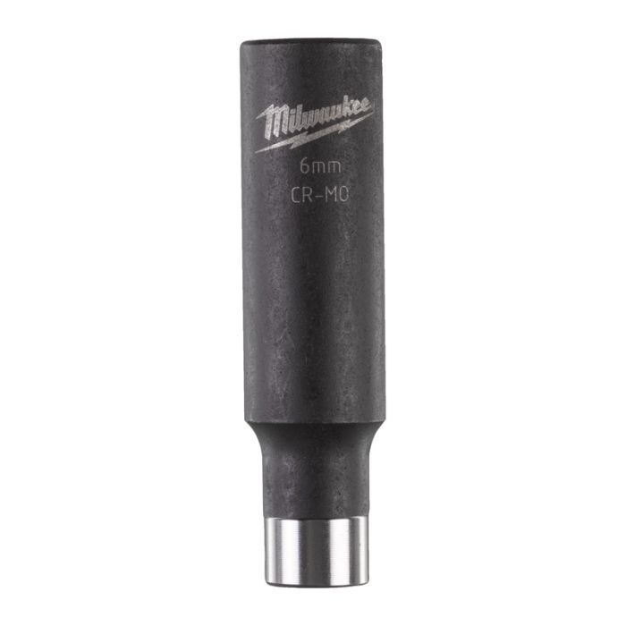 Milwaukee - Cheie tubulara de impact Shockwave 1/4", lunga, 6mm [4932478000]