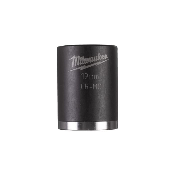 Milwaukee - Cheie tubulara de impact Shockwave 3/8", scurta, 19mm [4932478018]