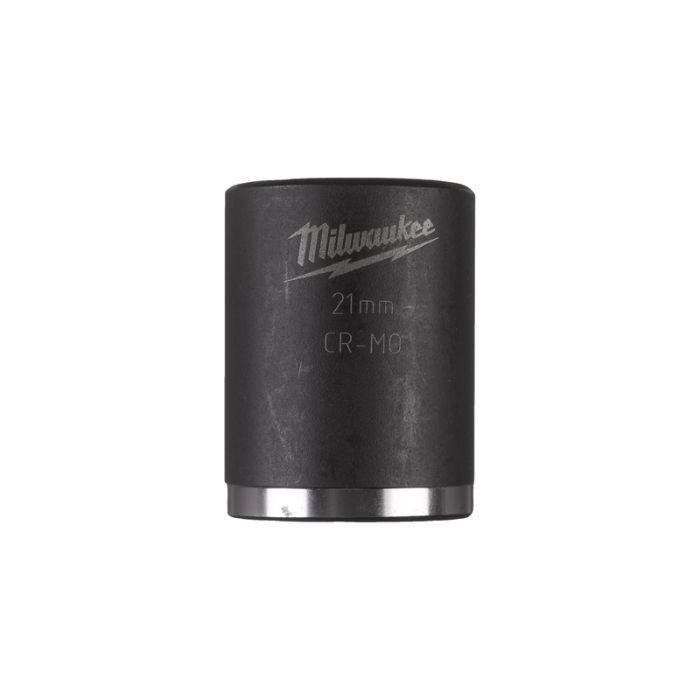 Milwaukee - Cheie tubulara de impact Shockwave 3/8", scurta, 21mm [4932478019]