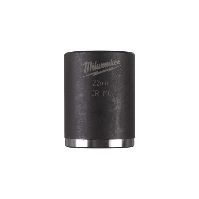 Milwaukee - Cheie tubulara de impact Shockwave 3/8", scurta, 22mm [4932478020]