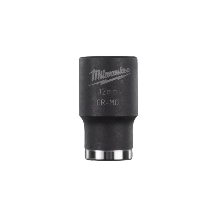 Milwaukee - Cheie tubulara de impact Shockwave 1/2", scurta, 12mm [4932478037]