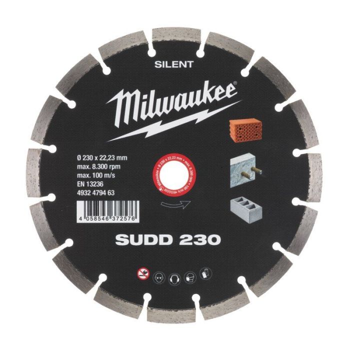 Milwaukee - Disc diamantat SUDD 230x22.23mm [4932479463]