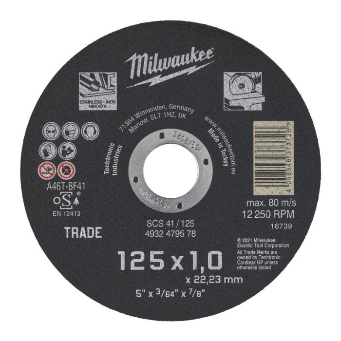 Milwaukee - Disc debitare SCS 125x1mm [4932479578]