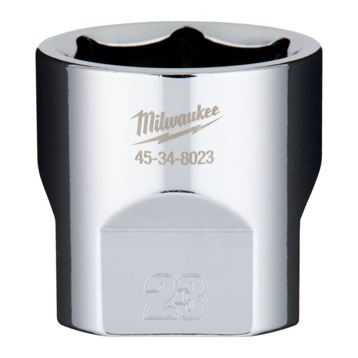 Milwaukee - Cheie tubulara 3/8", scurta, 23mm [4932479999]