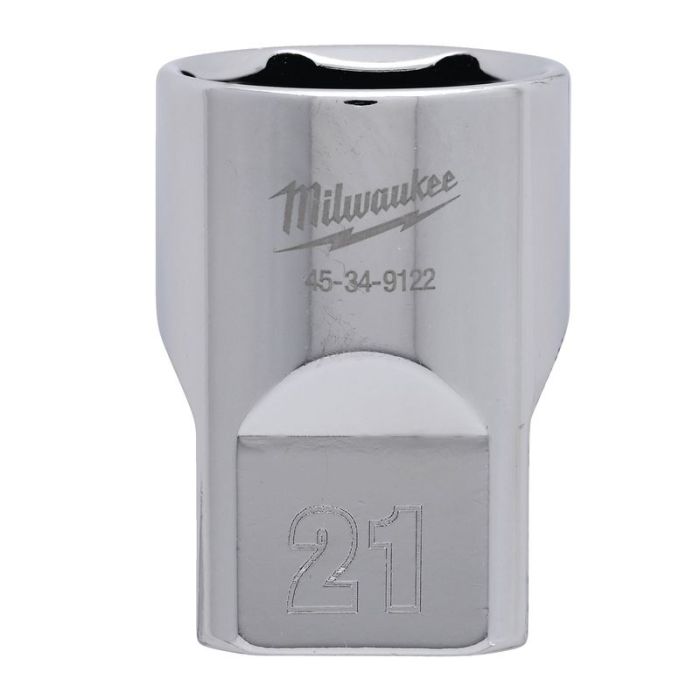 Milwaukee - Cheie tubulara 1/2", scurta, 21mm [4932480019]