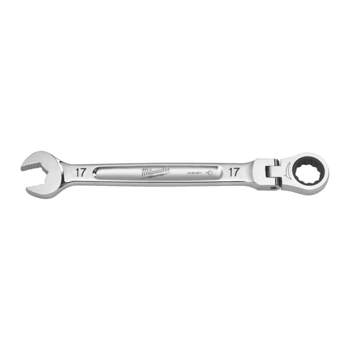 Milwaukee - Cheie combinata Max Bite cu clichet si cap pivotant, 17mm [4932480190]