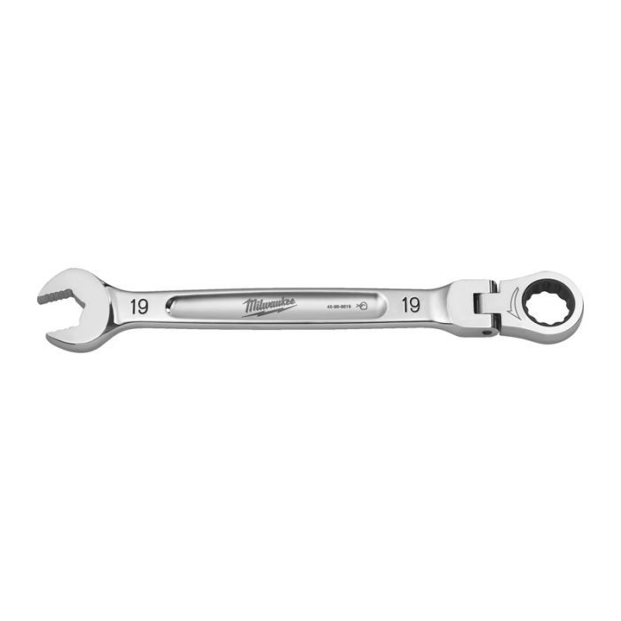 Milwaukee - Cheie combinata Max Bite cu clichet si cap pivotant, 19mm [4932480192]