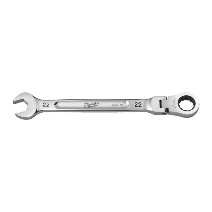 Milwaukee - Cheie combinata Max Bite cu clichet si cap pivotant, 22mm [4932480195]