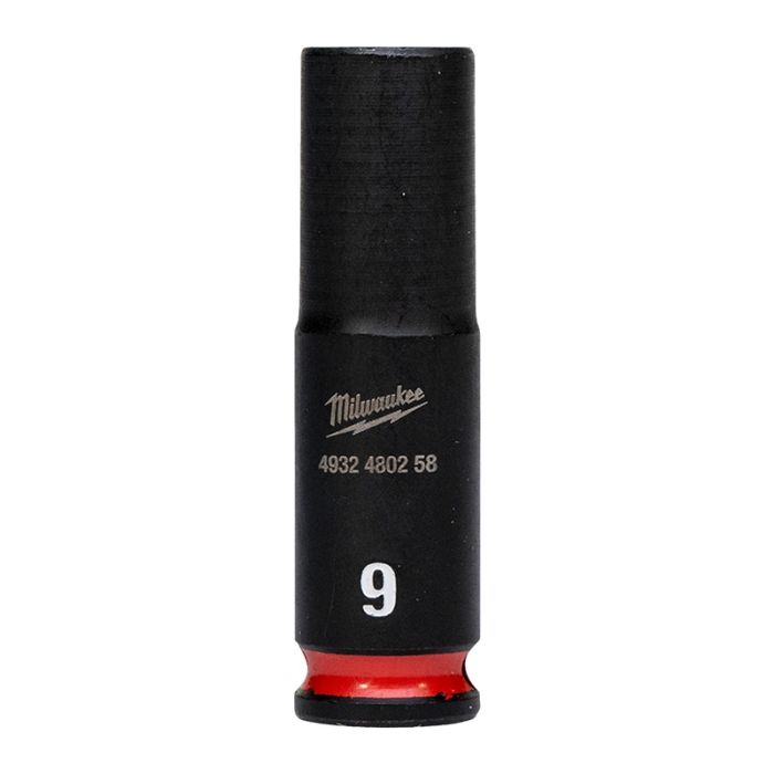 Milwaukee - Cheie tubulara de impact Shockwave 1/4", lunga, 9mm [4932480258]