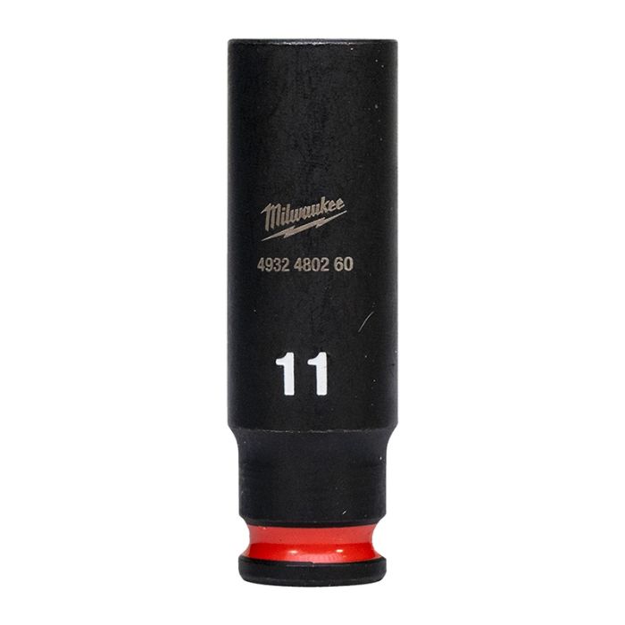 Milwaukee - Cheie tubulara de impact Shockwave 1/4", lunga, 11mm [4932480260]