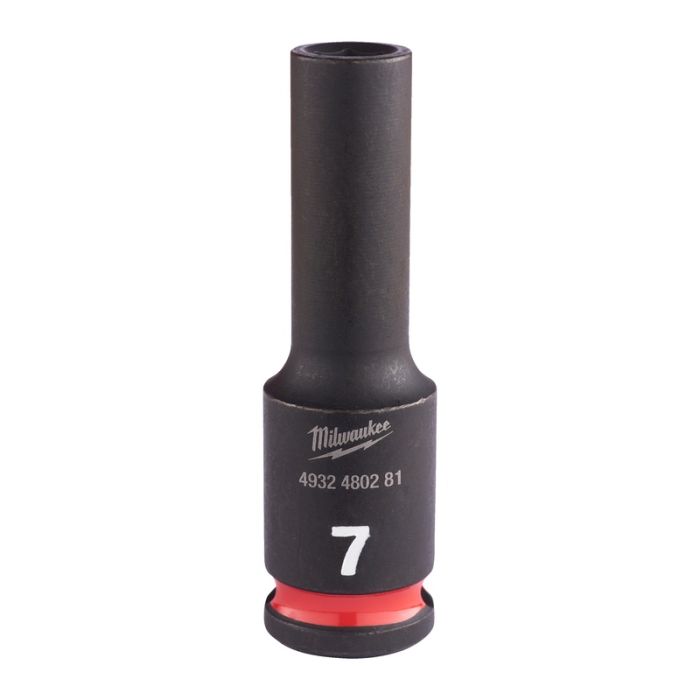 Milwaukee - Cheie tubulara de impact Shockwave 3/8", lunga, 7mm [4932480281]