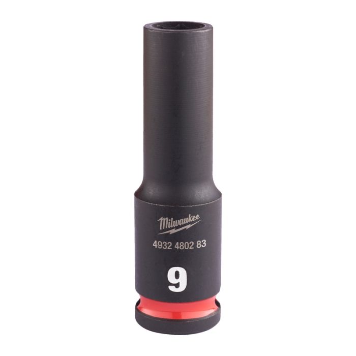 Milwaukee - Cheie tubulara de impact Shockwave 3/8", lunga, 9mm [4932480283]