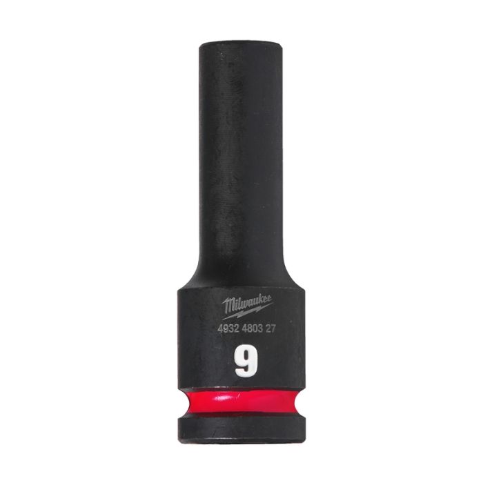 Milwaukee - Cheie tubulara impact Shockwave 1/2", lunga, 9mm [4932480327]