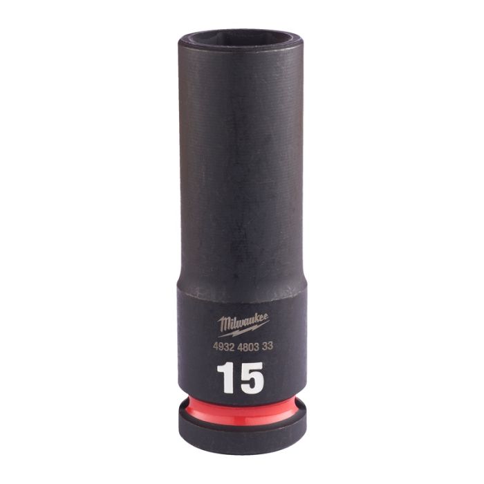 Milwaukee - Cheie tubulara impact Shockwave 1/2", lunga, 15mm [4932480333]