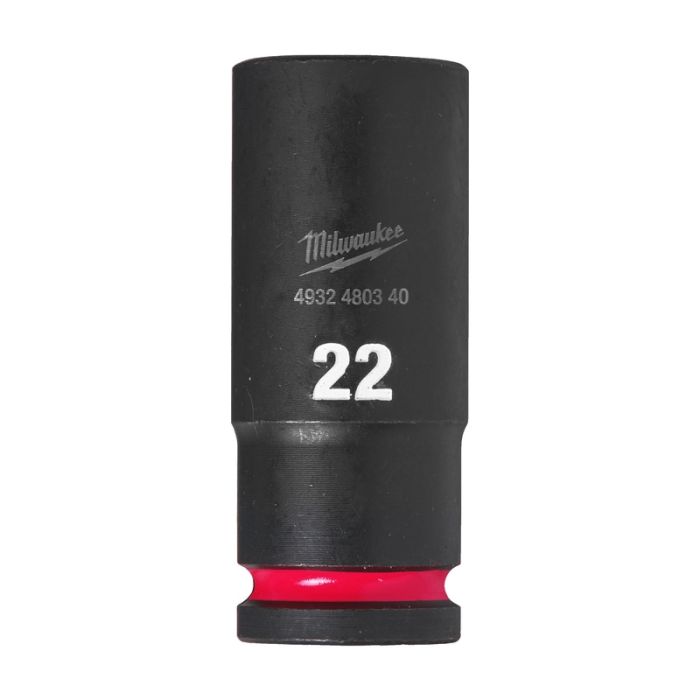 Milwaukee - Cheie tubulara impact Shockwave 1/2", lunga, 22mm [4932480340]