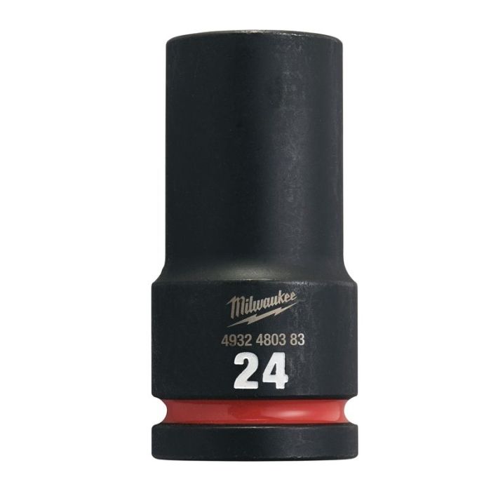 Milwaukee - Cheie tubulara de impact Shockwave 3/4", lunga, 24mm [4932480383]