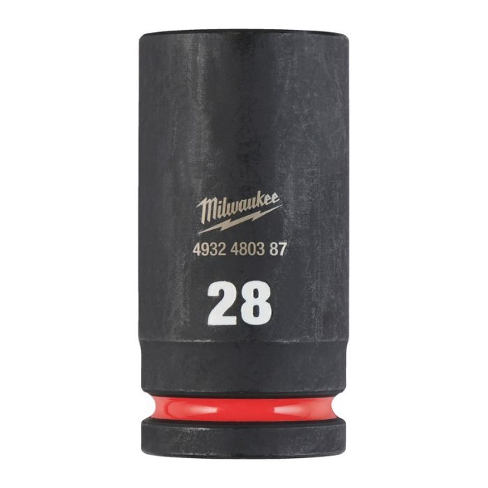 Milwaukee - Cheie tubulara de impact Shockwave 3/4", lunga, 28mm [4932480387]