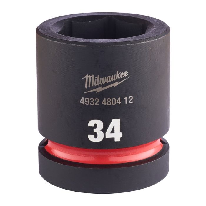 Milwaukee - Cheie tubulara de impact Shockwave 1", scurta, 34mm [4932480412]