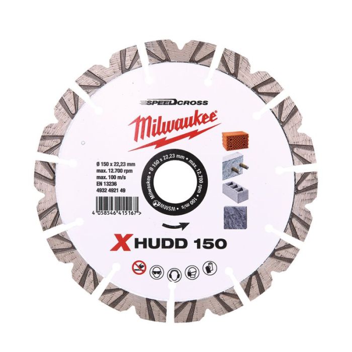 Milwaukee - Disc diamantat Speedcross XHUDD, 150mm [4932492149]