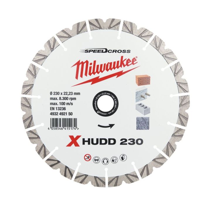 Milwaukee - Disc diamantat Speedcross XHUDD, 230mm [4932492150]