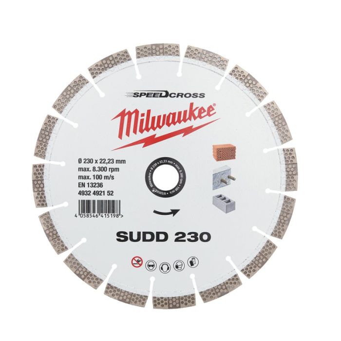 Milwaukee - Disc diamantat Speedcross SUDD, 230mm [4932492152]