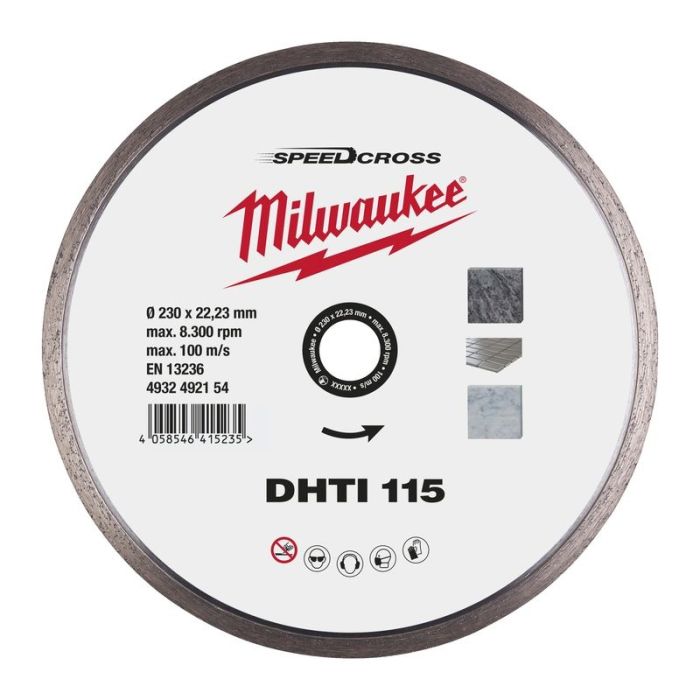 Milwaukee - Disc diamantat Speedcross DHTi, 115mm [4932492154]