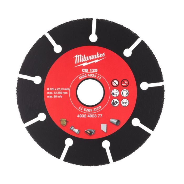 Milwaukee - Panza abraziva din carbura 125 mm [4932492377]