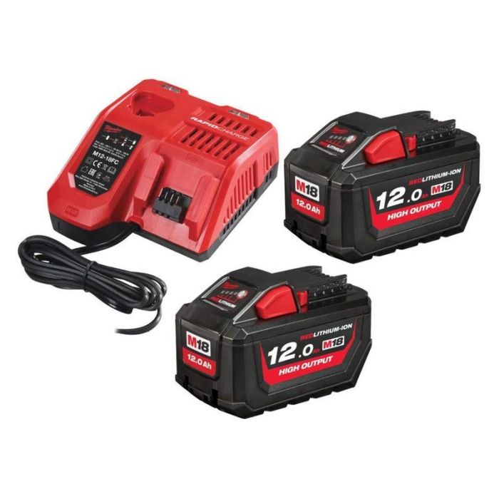 Milwaukee - Set 2x acumulator Li-Ion 18V, 12.0Ah, M18HNRGO3-122 [4932492935]