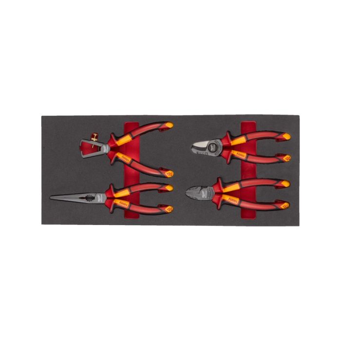 Milwaukee - Set clesti VDE in insertie spuma, 4 piese [4932493250]