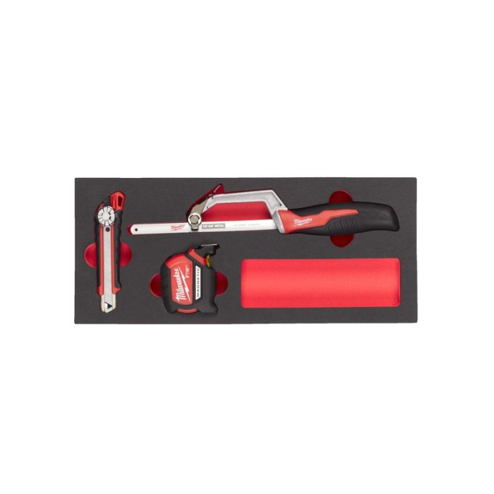 Milwaukee - Kit pentru masurare si taiere in insertie spuma [4932493252]