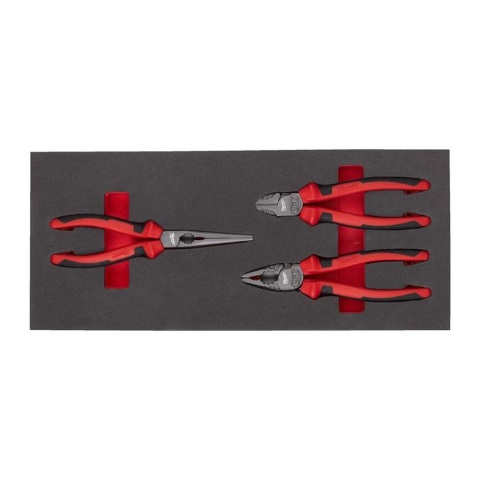 Milwaukee - Set clesti in insertie spuma, 3 piese [4932493256]