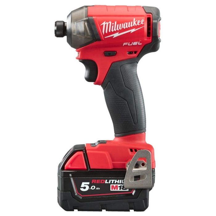 Milwaukee - Masina de insurubat cu impact 50Nm, M18 FQID-502X, Hex 1/4", cu 2 acumulatori 18V, 5.0Ah, incarcator, valiza [4933451790]