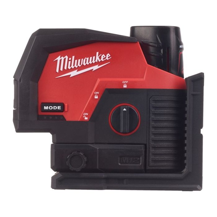 Milwaukee - Laser cu linie transversala verde cu functie fir cu plumb M12 CLLP-301C [4933478100]