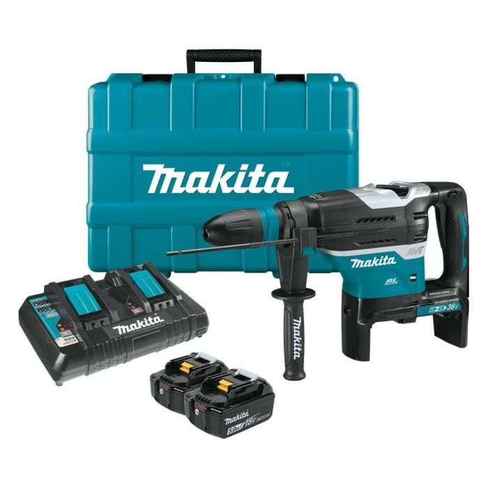 Makita - Ciocan rotopercutor SDS-MAX cu acumulatori Li-Ion LXT 2x18V 5.0Ah [DHR400PT2U]