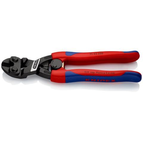 KNIPEX - Cleste Cobolt cu maner multicomponent unghi 20° 200 mm [7122200]