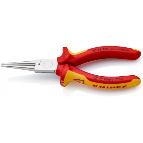 KNIPEX - Cleste varf lung, falci rotunde 160 mm VDE [3036160]