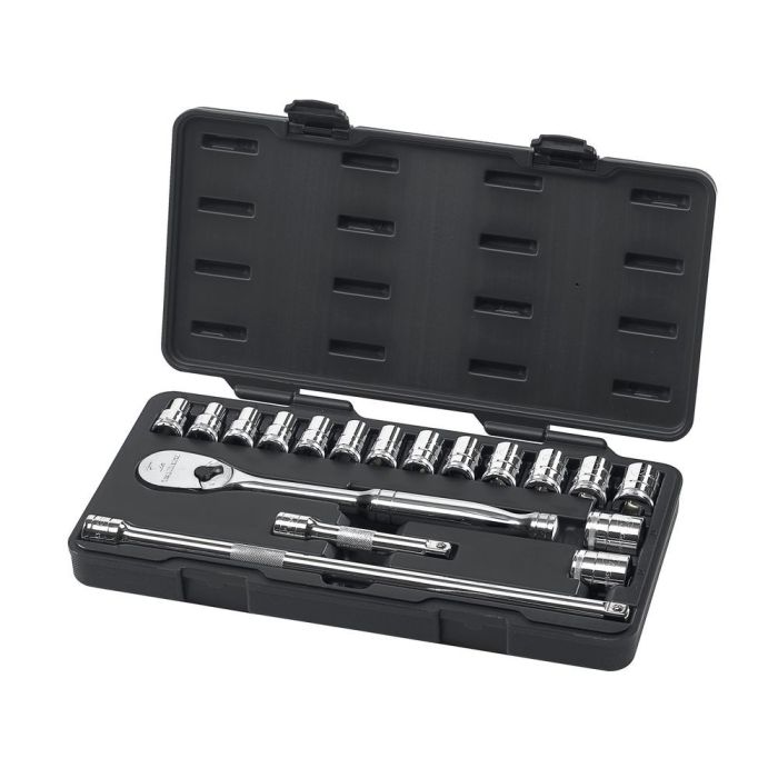 GearWrench - Set cap chei tubulare 1/2", 10-24mm, 18 piese [80708]