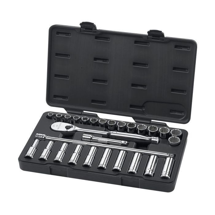 GearWrench - Set cap chei tubulare 1/2", 10-22mm, 28 piese [80709]