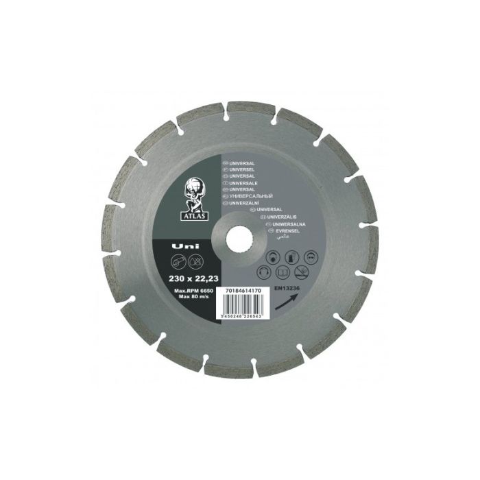 ATLAS - Disc diamantat universal, 115mm [70184614167]