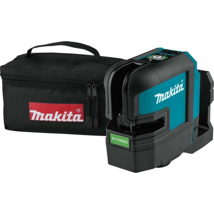 Makita - SK105GDZ Nivela laser cu 2 linii 80m unda verde compatibila cu acumulator Li-Ion CXT 12V [SK105GDZ]