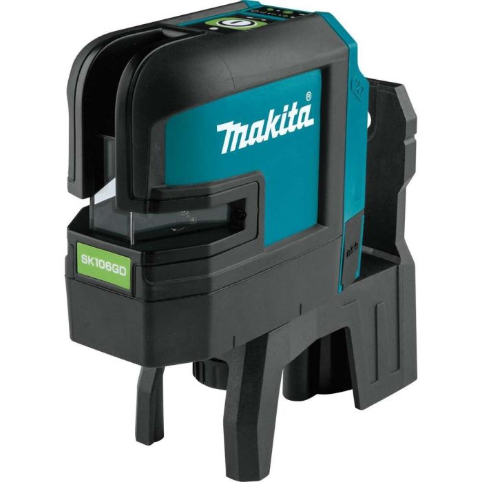 Makita - Nivela cu 2 linii si 4 puncte unda verde compatibila cu acumulator Li-Ion CXT 12V [SK106GDZ]