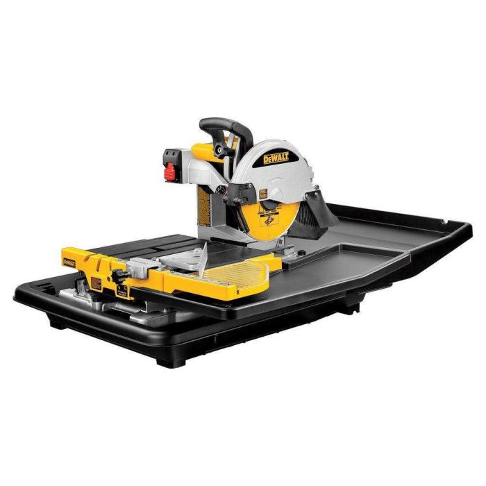 DeWALT - Masina de taiat in mediu umed cu disc diamantat marmura, granit si placi ceramice [D24000-QS]