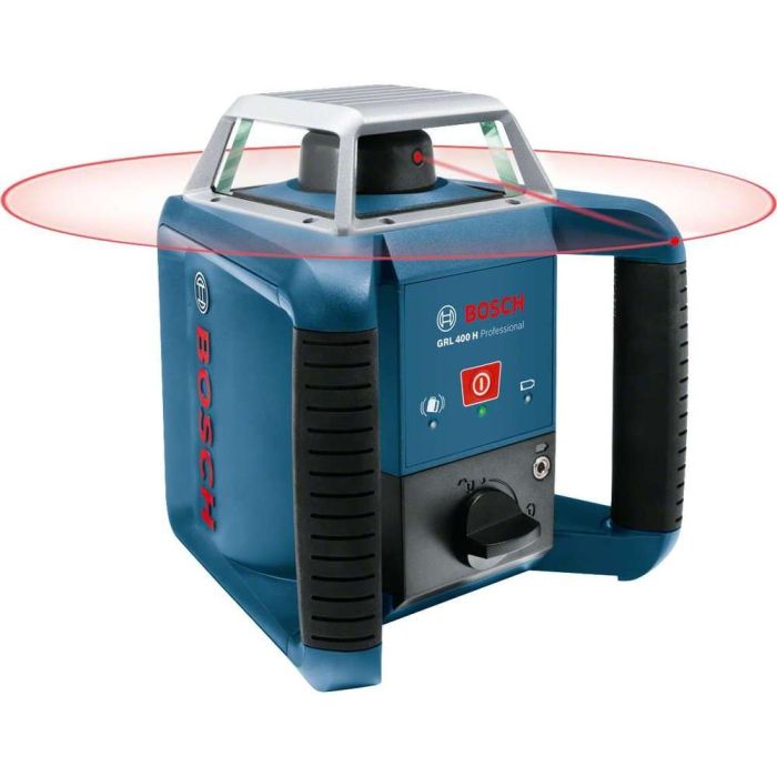 BOSCH - GRL 400H + GR 2400 + BT 152 + LR1 Nivela laser rotativa 400m ±0.08mm/m cu trepied, mira si receptor in valiza [06159940JY]