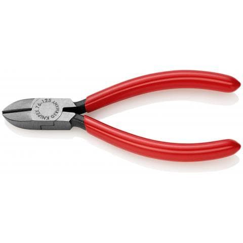 Knipex - Cleste pentru taiat lateral (sfic) cu manere din plastic 125 mm [7601125]