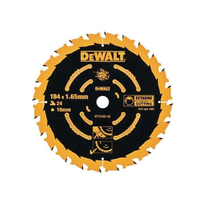 DeWALT - Panza fierastrau circular EXTREME 184x16mm, 24 dinti [DT10302-QZ]