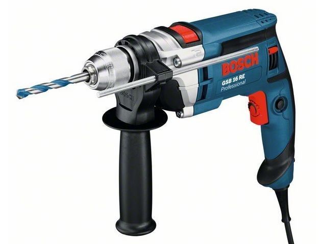 BOSCH - Masina de gaurit cu percutie 750W, GSB 16 RE, mandrina rapida 13mm [060114E500]