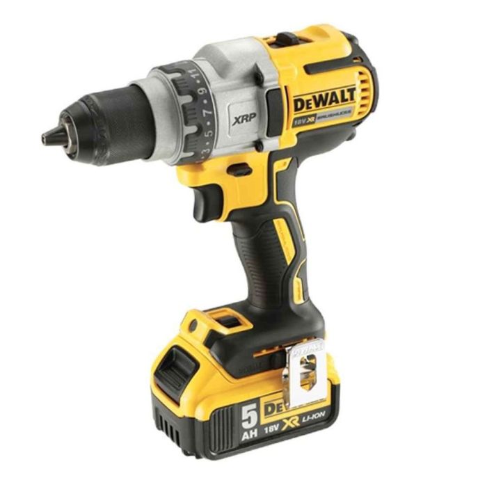 DeWALT - Masina de gaurit si insurubat 95Nm, cu 2 acumulatori Li-Ion XR 18V, 5.0Ah, incarcator, valiza [DCD991P2-QW]