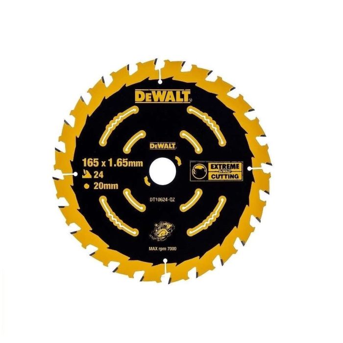 DeWALT - Panza de fierastrau circular EXTREME 165x20mm, 24 dinti [DT10624-QZ]